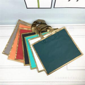 Gold Loop Handle Frosted Polymailers